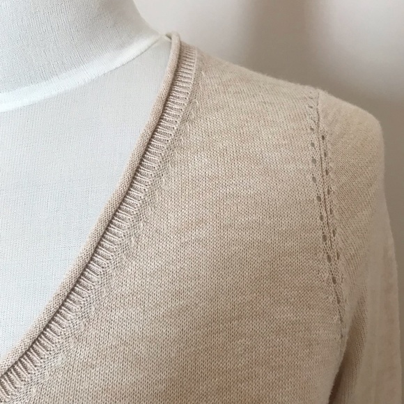 ANGEL OF THE NORTH ASYMMETRICAL LACE HEM SWEATER - Picture 4 of 7